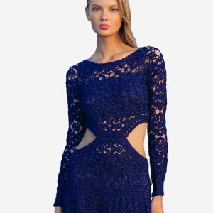 Elegant lace cut-out Dress