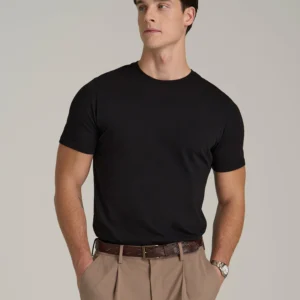 men’s black casual t shirt