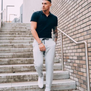 men’s navy blue polo t shirt